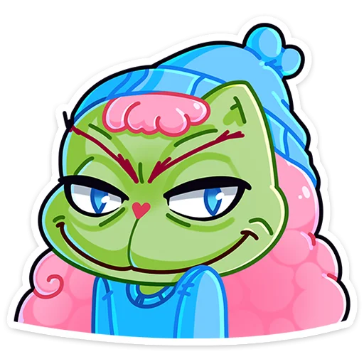 Sticker from the "Карамелька" sticker pack