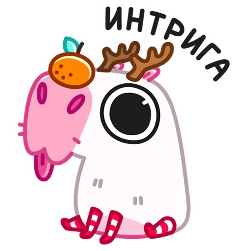 Sticker from the "Снежная Пиби" sticker pack