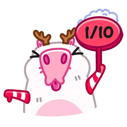 Sticker from the "Снежная Пиби" sticker pack