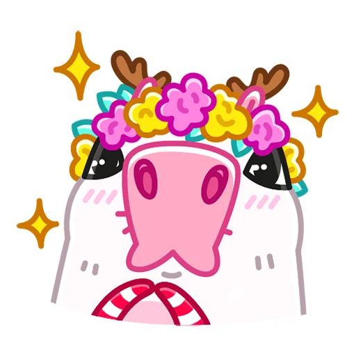 Sticker from the "Снежная Пиби" sticker pack