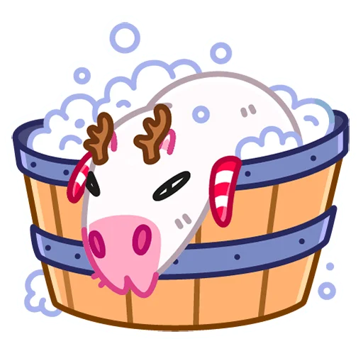 Sticker from the "Снежная Пиби" sticker pack