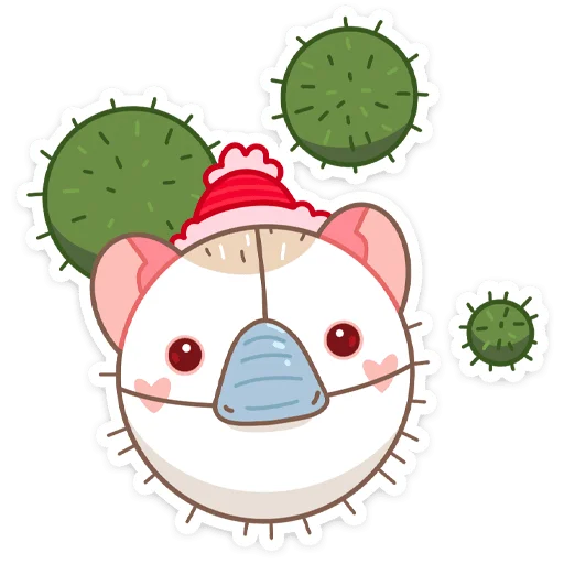 Sticker from the "Новогодний Имбирчик" sticker pack