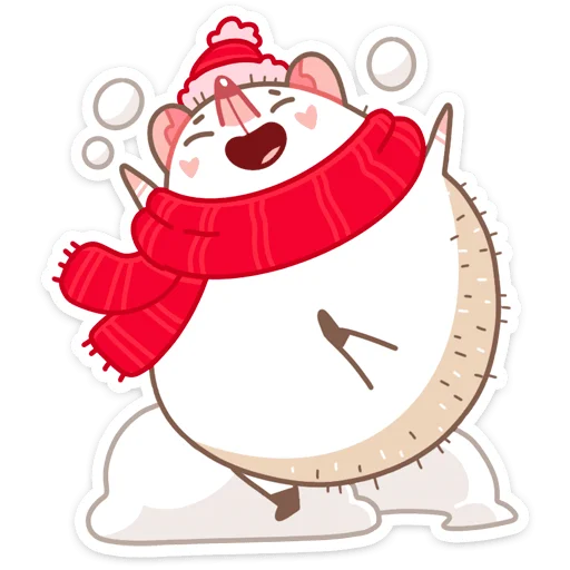 Sticker from the "Новогодний Имбирчик" sticker pack