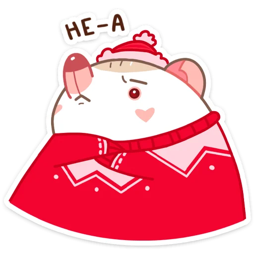 Sticker from the "Новогодний Имбирчик" sticker pack