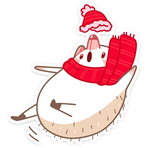 Sticker from the "Новогодний Имбирчик" sticker pack