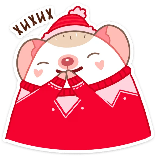 Sticker from the "Новогодний Имбирчик" sticker pack