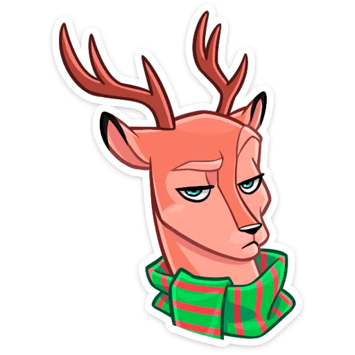 Sticker from the "Лаки" sticker pack