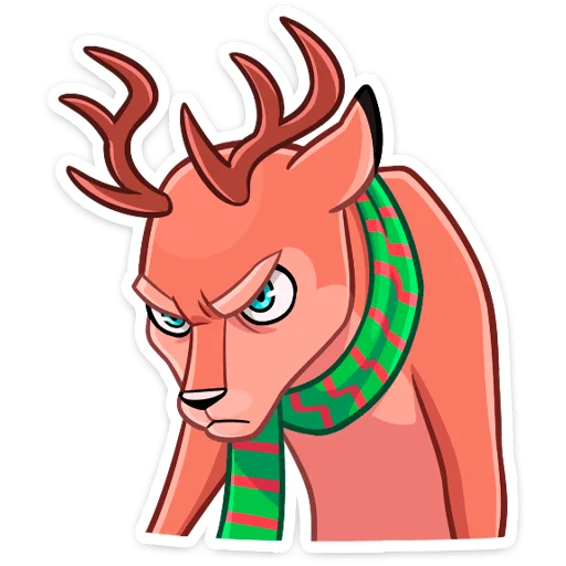 Sticker from the "Лаки" sticker pack