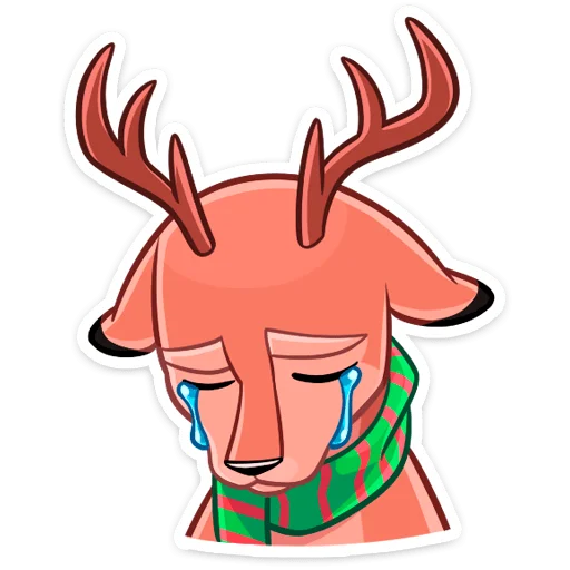 Sticker from the "Лаки" sticker pack