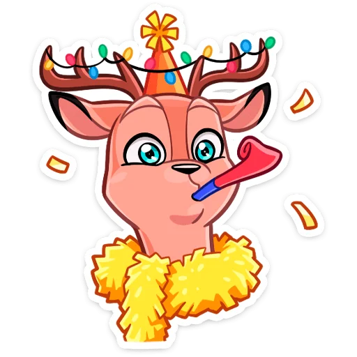 Sticker from the "Лаки" sticker pack