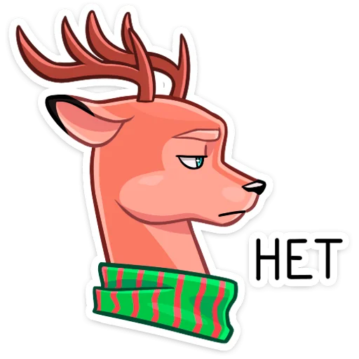 Sticker from the "Лаки" sticker pack