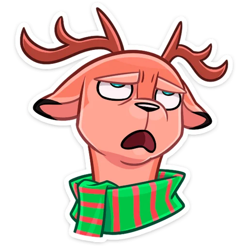 Sticker from the "Лаки" sticker pack