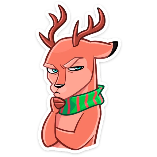 Sticker from the "Лаки" sticker pack