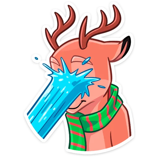 Sticker from the "Лаки" sticker pack