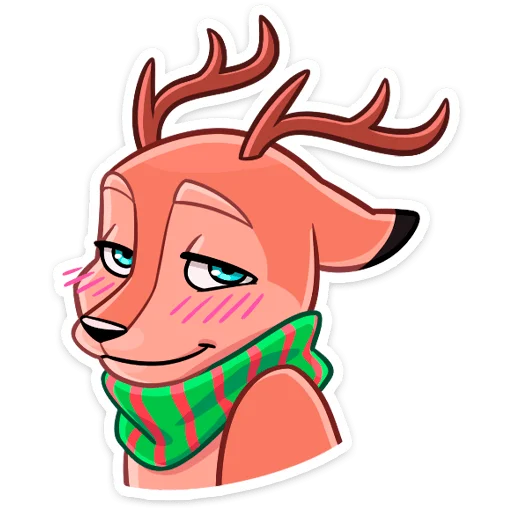 Sticker from the "Лаки" sticker pack