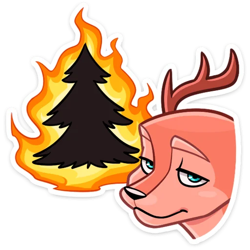 Sticker from the "Лаки" sticker pack