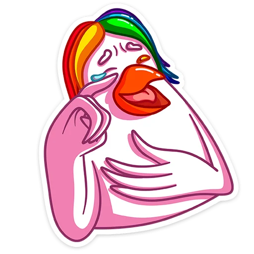 Sticker from the "Попугусь" sticker pack