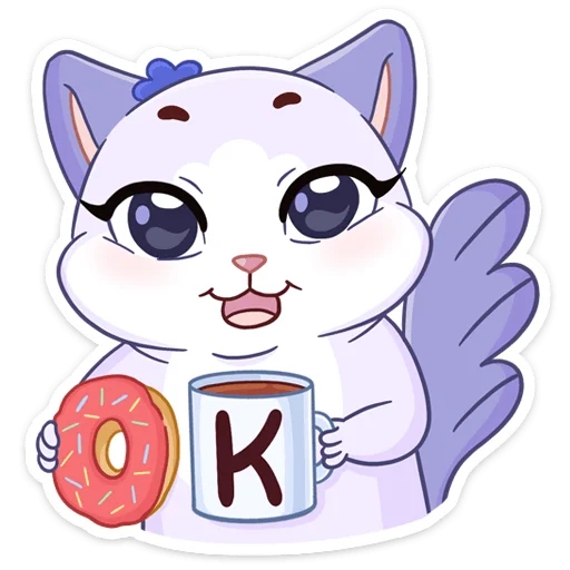 Sticker from the "Кусалочка" sticker pack