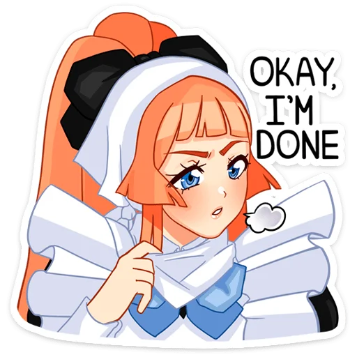 Sticker from the "Мей" sticker pack