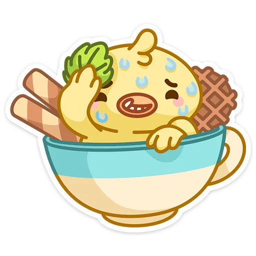 Sticker from the "Вкусняшки" sticker pack