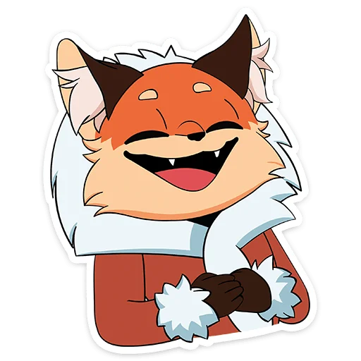 Sticker from the "Лиса Алиса" sticker pack