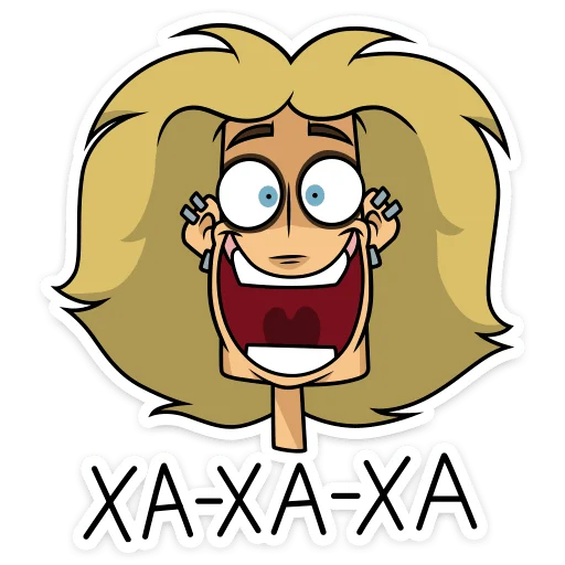 Sticker from the "Глэм" sticker pack