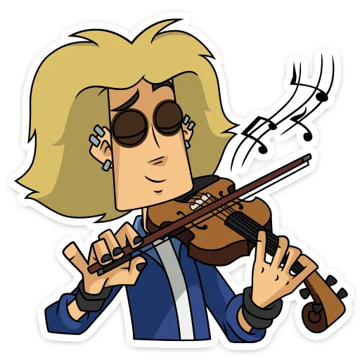 Sticker from the "Глэм" sticker pack