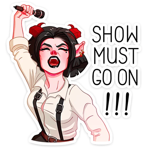 Sticker from the "Асмодея" sticker pack