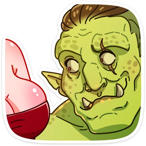 Sticker from the "Дрын" sticker pack