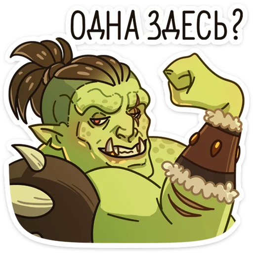 Sticker from the "Дрын" sticker pack