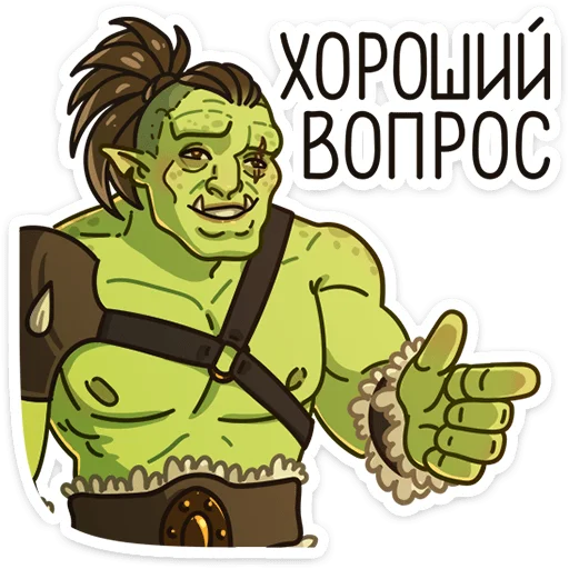 Sticker from the "Дрын" sticker pack