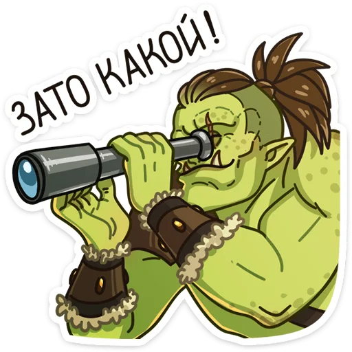 Sticker from the "Дрын" sticker pack