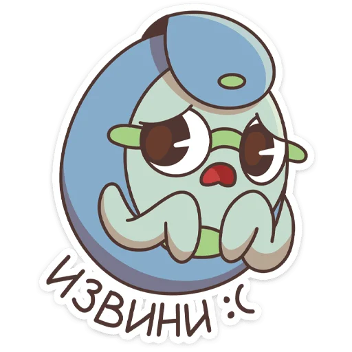 Sticker from the "Ботя" sticker pack