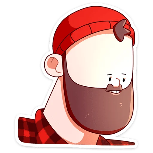 Sticker from the "Джек Ламбер" sticker pack