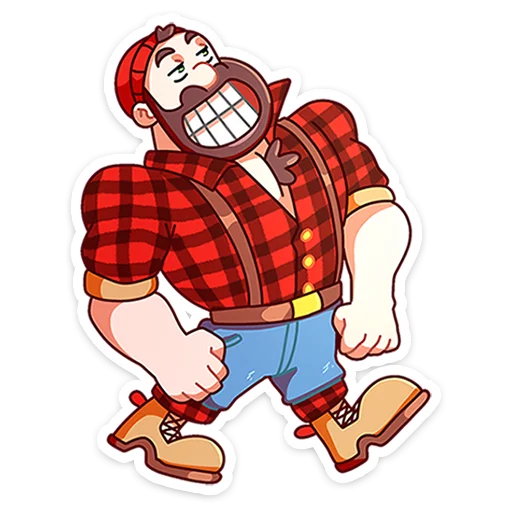 Sticker from the "Джек Ламбер" sticker pack