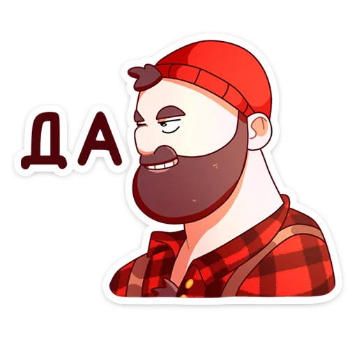 Sticker from the "Джек Ламбер" sticker pack