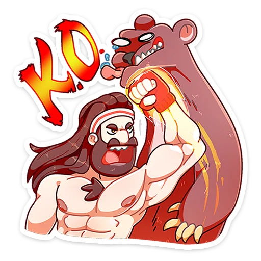 Sticker from the "Джек Ламбер" sticker pack