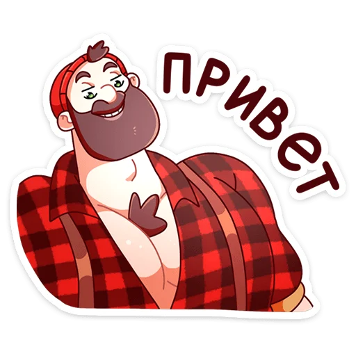 Sticker from the "Джек Ламбер" sticker pack