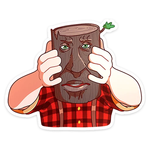 Sticker from the "Джек Ламбер" sticker pack