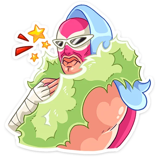 Sticker from the "Леди Сила" sticker pack