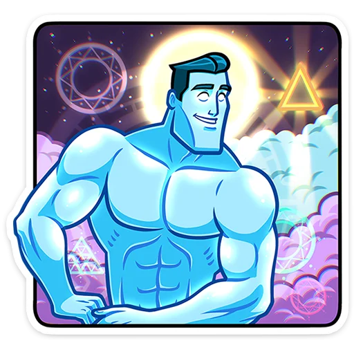 Sticker from the "Чад" sticker pack