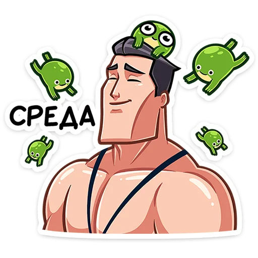 Sticker from the "Чад" sticker pack