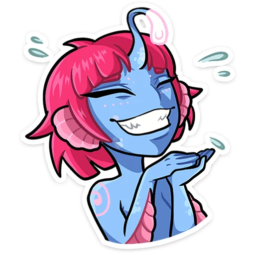 Sticker from the "Лорелея" sticker pack