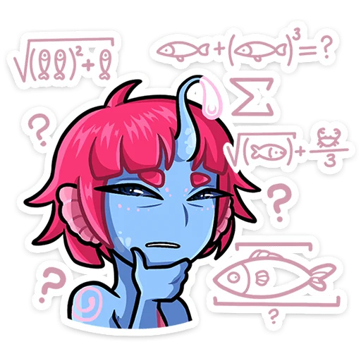 Sticker from the "Лорелея" sticker pack