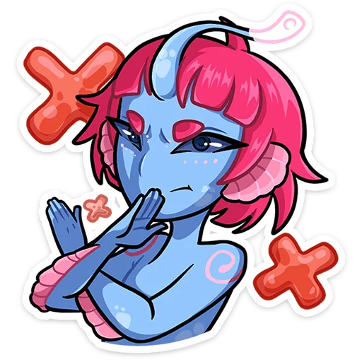 Sticker from the "Лорелея" sticker pack