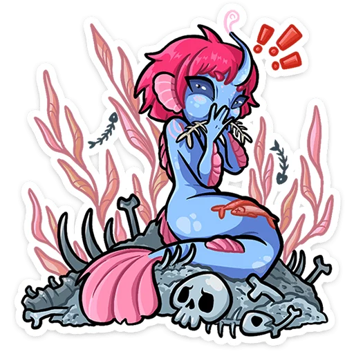 Sticker from the "Лорелея" sticker pack