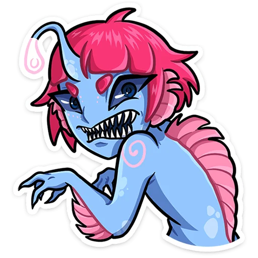 Sticker from the "Лорелея" sticker pack