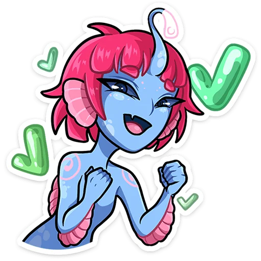 Sticker from the "Лорелея" sticker pack