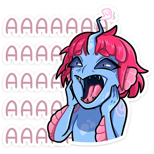 Sticker from the "Лорелея" sticker pack