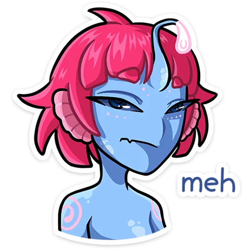 Sticker from the "Лорелея" sticker pack